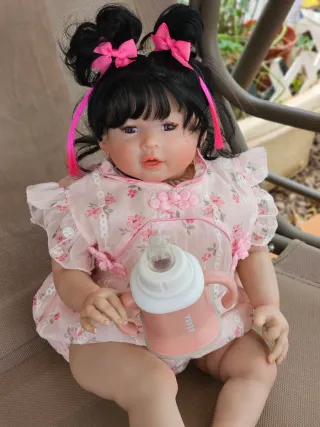 Muñeca Reborn Asiática 60cm
