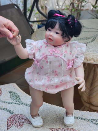 Muñeca Reborn Asiática 60cm
