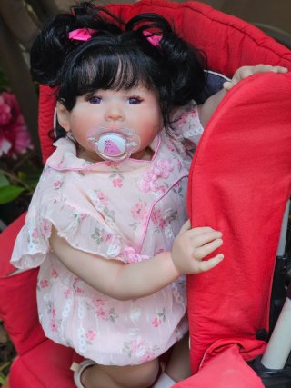 Muñeca Reborn Asiática 60cm