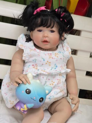 Muñeca Reborn Asiática 60cm