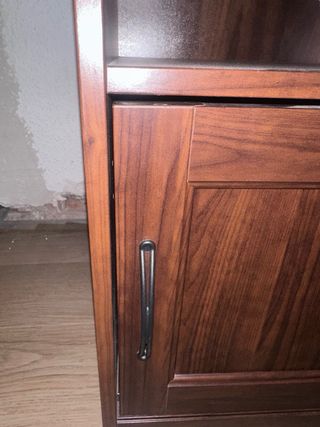 Mesilla de noche de madera maciza