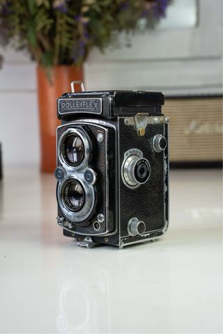 Cámara analógica Rolleiflex 3.5