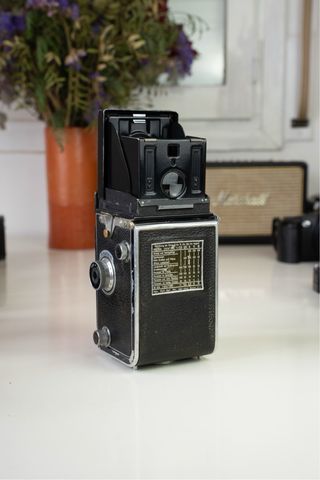 Cámara analógica Rolleiflex 3.5