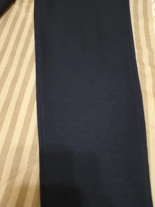 Leggings largos azules, talla S