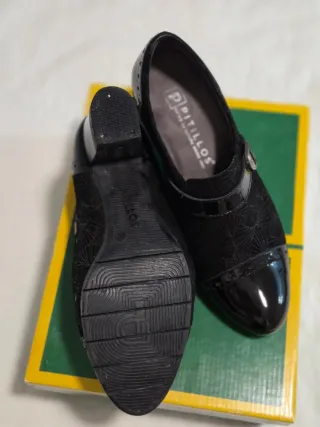 Zapatos Pitillos Negros Piel Talla 38