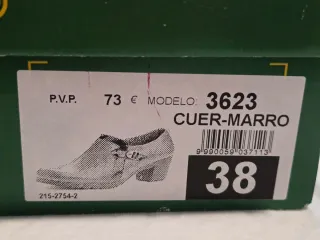 Zapatos Pitillos Negros Piel Talla 38