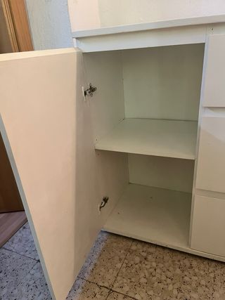 Cómoda blanca 3 módulos