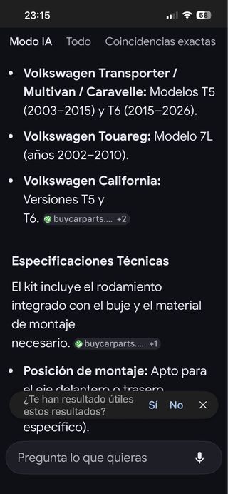 conjunto de cojinete de rueda para touareg, t5 t6.
