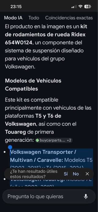 conjunto de cojinete de rueda para touareg, t5 t6.