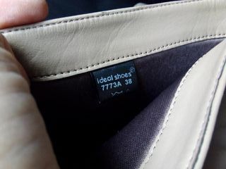 Botas IDEAL SHOES lluvia agua PLATAFORMA beige 38