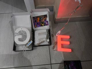 Lettere luminose decorative