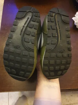 Zapatillas Nike bebe velcro verde