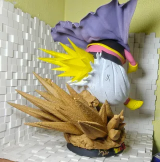 Diorama Fan Art Dragon Ball Z Vegeta vs Buu