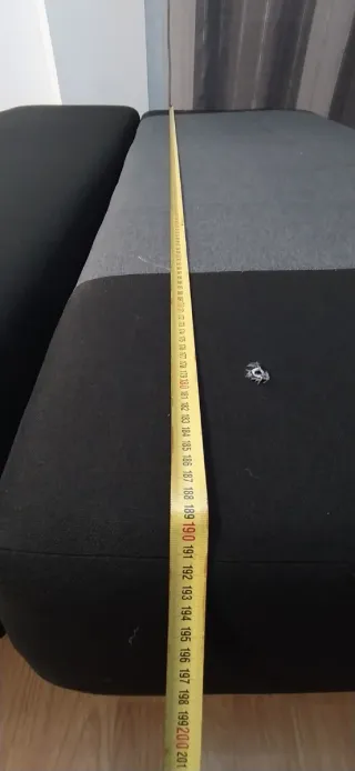 Sofá cama 3 plazas apertura rápida.