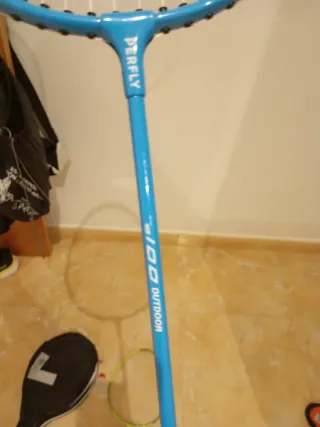 Raquetas de bádminton con funda