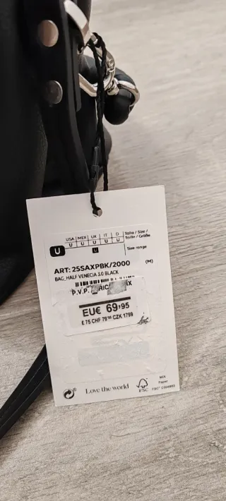 Bolso Negro Desigual