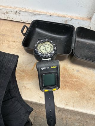 Botella buceo 15L Mares + regulador