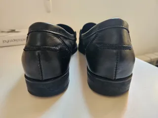 Mocasines de piel negros
