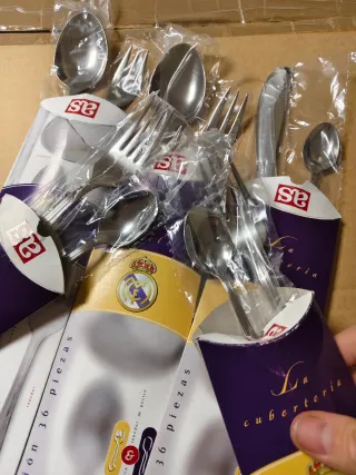 Set di posate Real Madrid 10 Pezzi