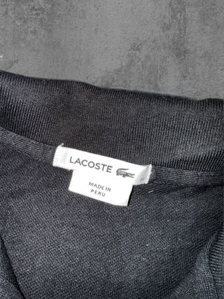 Vestido Polo Lacoste Negro