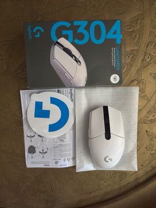 2x Ratones Logitech G304 Blancos