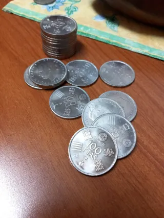 4 Monedas 100 PTAS España 1982