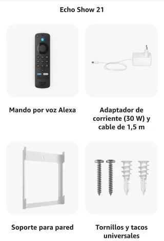 AMAZON ECHO SHOW 21 (Última Generación). ALEXA