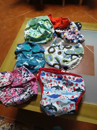 Lote Pañales de Tela y Absorbentes