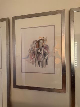 Lote 4 cuadros decorativos familiar