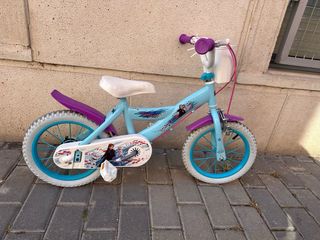 Bici Frozen 14 pulgadas con cesta
