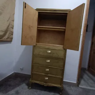 Mueble dorado vintage