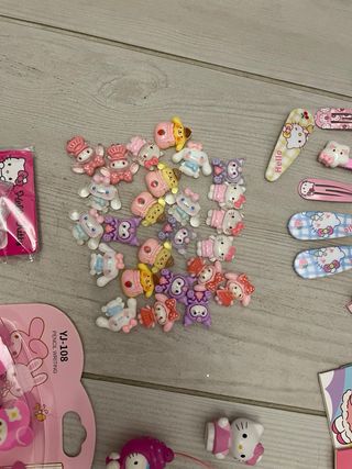 Cesto Hello Kitty rosa y blanco