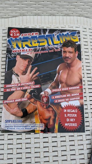 Rivista Super Wrestling World + Poster Rey Mysteri