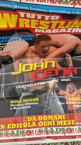 Rivista Super Wrestling World + Poster Rey Mysteri