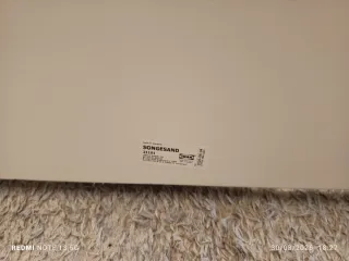 Cajones bajo cama Songesand IKEA blancos