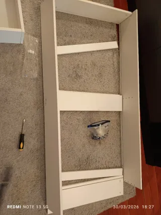 Cajones bajo cama Songesand IKEA blancos