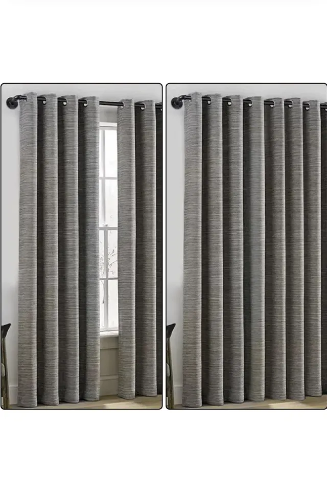 Barra Cortina Extensible Negra 70-120cm