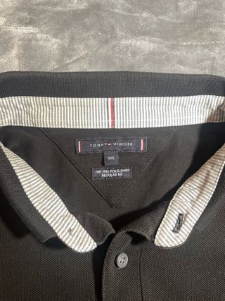 Polo Tommy Hilfiger Negro Talla M