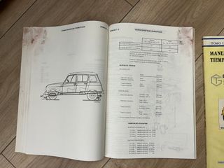 RENAULT 4 R4 4L MANUAL D TALLER 4FA 4F R1125 R2108