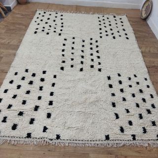 Alfombra bereber marroquí 290x200 cm hecha a mano