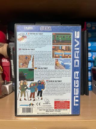 Tintín au Tibet Mega Drive Sega