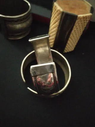 Bracciali antichi metallo argentato