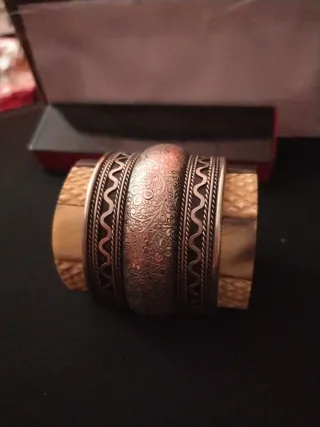 Bracciali antichi metallo argentato