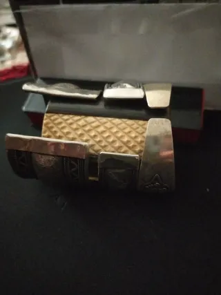 Bracciali antichi metallo argentato
