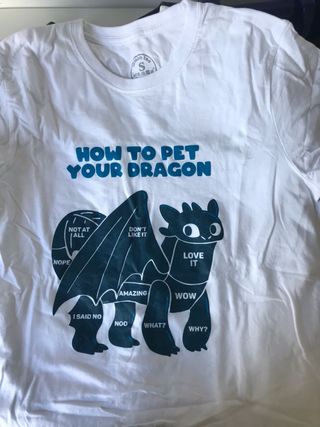Camiseta How to Pet Your Dragon Talla S