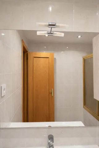 Espejo Baño con Aplique LED 79x79