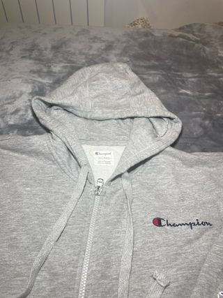 Chaqueta Champion Gris con Cremallera