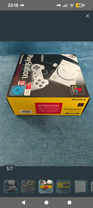 PlayStation Classic Sony con 100 juegos en español