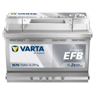 Batería Varta N70 70Ah EFB