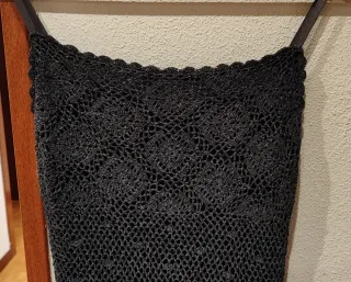 Vestido + Chaqueta Mango Gris Encaje